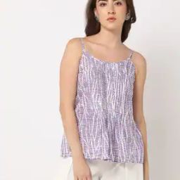 Printed Strappy Top-image-61
