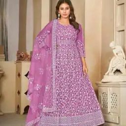 Women Embroidered 2-Piece Semi-Stitched Dress Material-image-2