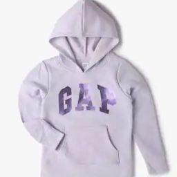Girls Brand Print Relaxed Fit Hoodie-image-97