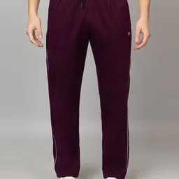 Men Straight Track Pants with Elasticated Waist-image-12
