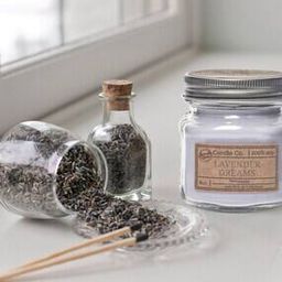 Lavender Scented Glass Jar Candle-picture-17