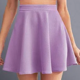 eyebogler High-Rise Flared Skirt-picture-1
