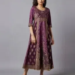 aurelia Floral Print A-Line Dress-picture-27