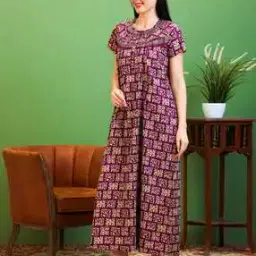 Women Floral Print Feeding Nightie-image-26