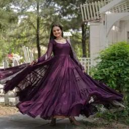 Women Flared Kurta with Pants & Dupatta-picture-43