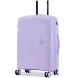 Striped Medium Trolley Bag with Number Lock-53