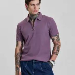 Men Collar Neck T-Shirt-image-1