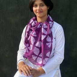 Printed Cotton Scarf-image-1