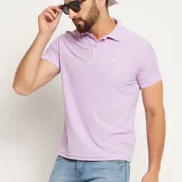 Regular Fit Polo T-Shirt with Ribbed Hem-image-74