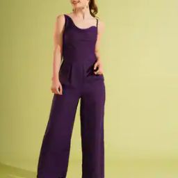globus Women Regular Fit Sleeveless Jumpsuit-picture-39