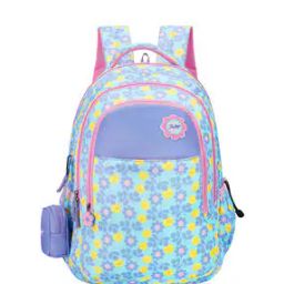 Floral Print Backpack with Adjustable Straps-image-32