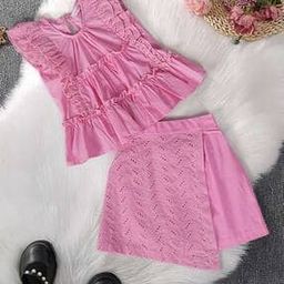Girls Cotton Shorts with Top-image-95