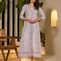 yufta Women Floral Print A-Line Dress-picture-31