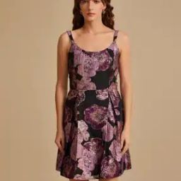 Women Floral Print A-Line Dress-image-67