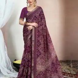 Women Chiffon Saree -image-5