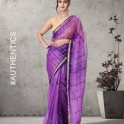 Hand Shibori Dyed Kota Silk Traditional Saree-image-33