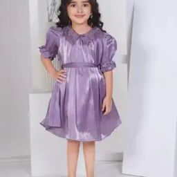 Girls Empire Dress with Hairband-image-3