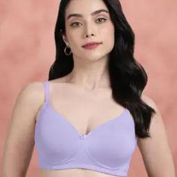Non-Wired Lightly-Padded Bra with Adjustable Strap-22