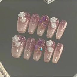 Set of 24 Artificial Reusable Nails-image-95