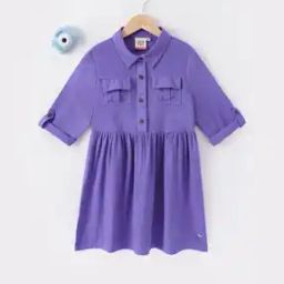 Sustainable Shirt Dress with Flap Pockets-image-66