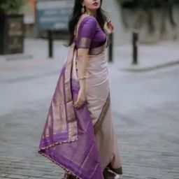 Women Zari Woven Banarasi Saree with Contrast Pallu-image-83