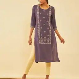 soch Women Embroidered Straight Kurta-picture-45