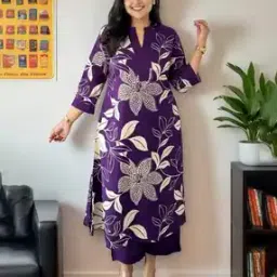 Women Block Print Kurta Set-image-81