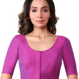 Women Round-Neck Front Open Blouse-picture-51