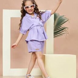 Girls Shorts With Top Sets-image-118