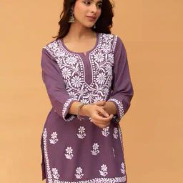 svaraa Women Embroidery Straight Kurti image 1