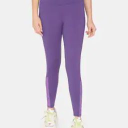 High-Rise Leggings with Elasticated Waist-image-61