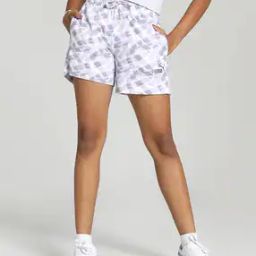 Printed Single-Pleat Shorts with Insert Pocket-picture-2