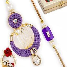 Bhaiya Bhabhi Rakhi Set with Roli Chawal & Greeting Card-image-41