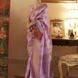 Floral Pattern Belted Saree-image-67