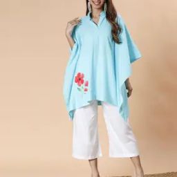 Women Floral Print A-Line Kurti-image-102
