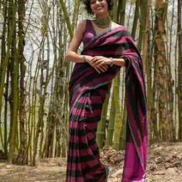 Women Slub Saree -image-34