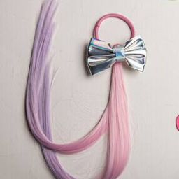 Hair Tie with Extension with Bow Accent-image-102