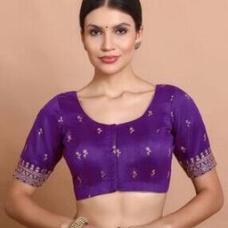 Women Embroidered Hooked Front-Open Blouse-image-29