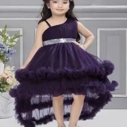 Girls Ruffles Fit and Flare Dress-image-69