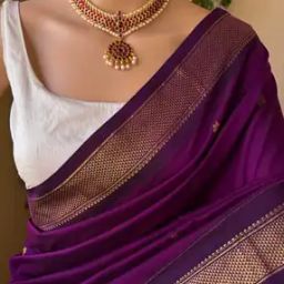 Women Zari Woven Saree with Contrast Border-picture-20