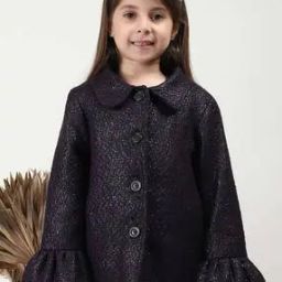 Girls Jacket with Button-Closure-9