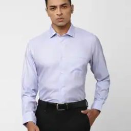 Micro Print Shirt with Patch Pocket-image-21