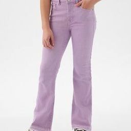 Girls Washed High-Rise Flared Jeans-image-84