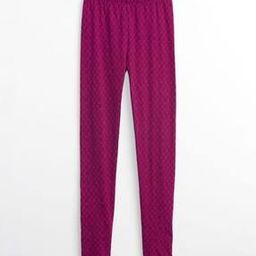 Geometric Print Leggings with Elasticated Waist-image-6