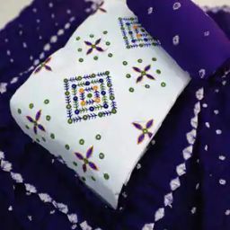 Embroidered 3-Piece Unstitched Dress Material-image-14