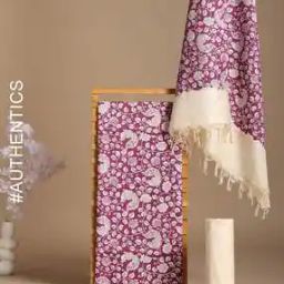 Handblock Printed Katan Silk 3-Piece Dress Material-image-75