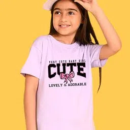 nusyl  Girls Oversized Fit Round Neck Graphic Print T-shirt-picture-23