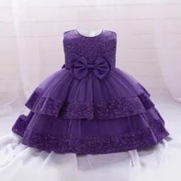 Girls Embroidered Fit and Flare Dress-image-58