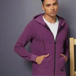 Men Zip-Front Regular Fit Hoodie-picture-26