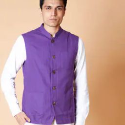 Regular Fit Jacket with Patch Pockets-picture-43